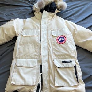 Canada Goose Expedition Parka in White